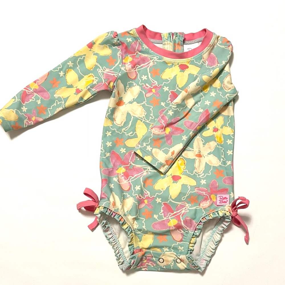 EUC RuffleButts one piece swimsuit